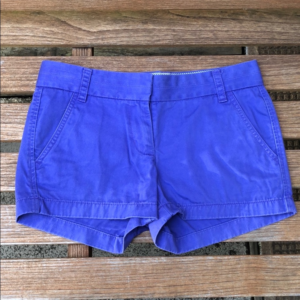 J. Crew vintage chino shorts — purple